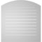 Ekena Millwork Arch Top Surface Mount PVC Gable Vent: Non-Functional, w/ 3-1/2"W x 1"P Standard Frame, 36"W x 36"H GVPAR36X3601SN - alternate 3